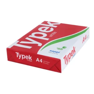Typek Sappi white bond copy paper A4 80gsm pack 500 (Per ream)